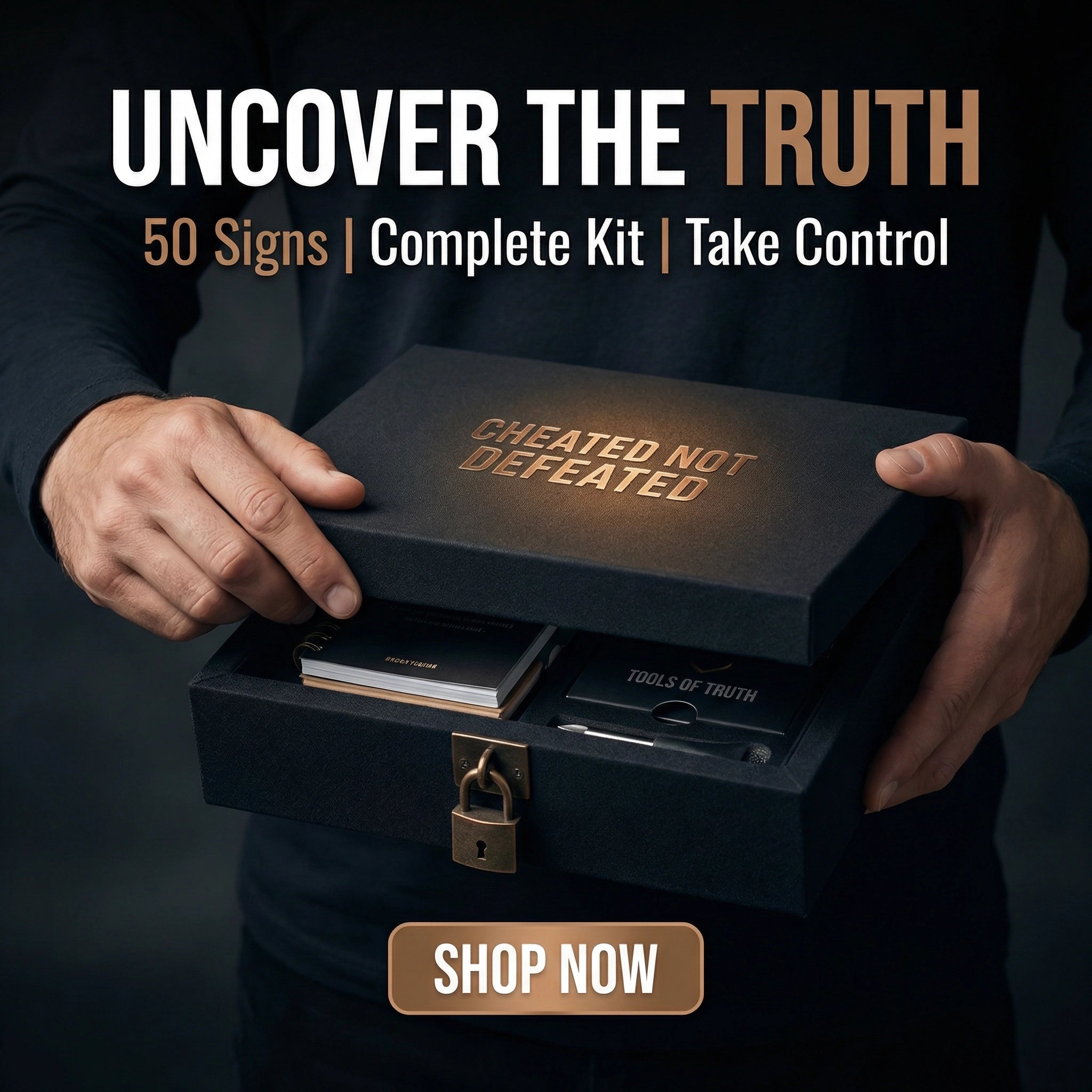CHEATED NOT DEFEATED - The Book of Truth, with the advanced tools of truth personal surveillance kit