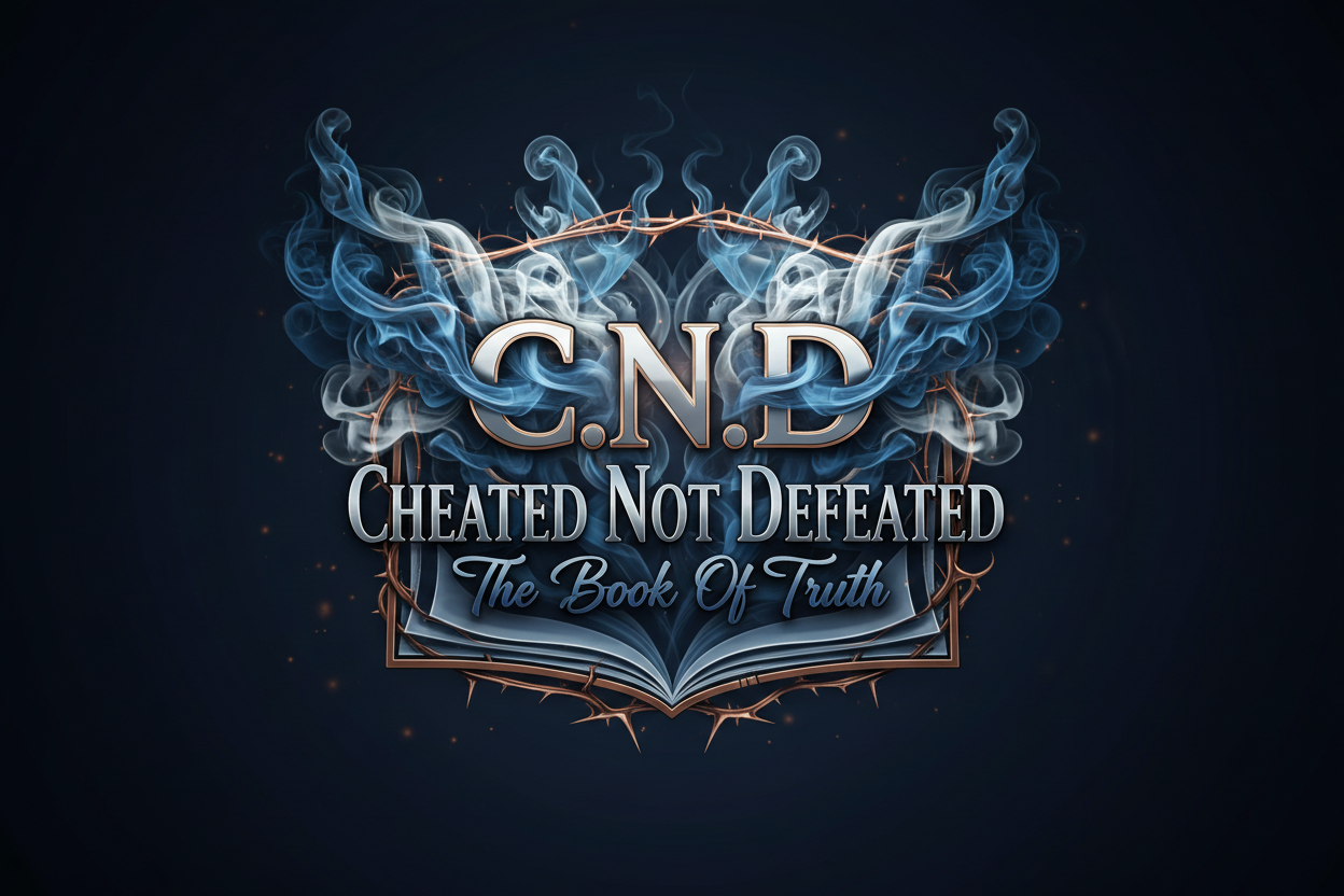 C.N.D Cheated Not Defeated logo