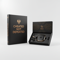 Cheated Not Defeated Book with Compact Tracking Device